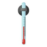 Thermometer zum Messung Temperatur, Thermometer zum Aquarium. Vektor isoliert auf ein Weiß Hintergrund.