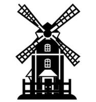 Windmühle Vektor Symbol Webseite ux ui