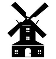 Windmühle Vektor Symbol Webseite ux ui