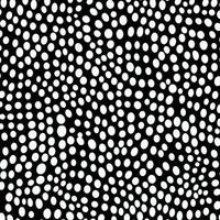 sömlös svart mönster med prickar, i de stil av känslomässiga figural snedvridningar, fri penselarbete, nostalgisk minimalism, dekorativ mönster, enkel, äppelkärna, vit bakgrund vektor