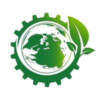 grönt ekoteknologikoncept vektor