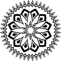 mandalas för målarbok. dekorativa runda ornament. ovanlig blomform. vektor