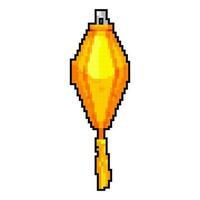 Lampe asiatisch Laterne Spiel Pixel Kunst Vektor Illustration