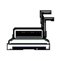 Bindemittel Bindung Maschine Spiel Pixel Kunst Vektor Illustration