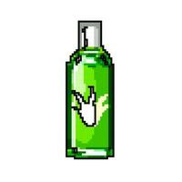 vård aloe vera kosmetisk spel pixel konst vektor illustration