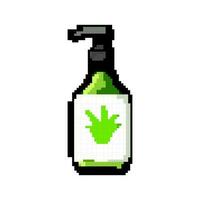 Natur Aloe vera kosmetisch Spiel Pixel Kunst Vektor Illustration