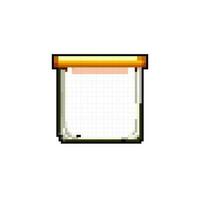 Box Glas Container Spiel Pixel Kunst Vektor Illustration