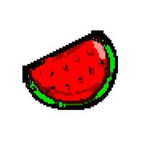 Wassermelone Gelee Süßigkeiten Spiel Pixel Kunst Vektor Illustration