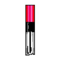 Schönheit Lippenstift bilden Spiel Pixel Kunst Vektor Illustration