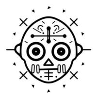 süß Voodoo Puppe Zombie Vektor Symbol