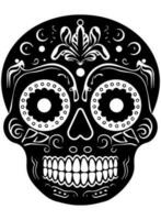 latinamerikan arv socker skalle ringblomma festlig dia de los muertos vektor ikon