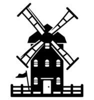 Windmühle Vektor Symbol Webseite ux ui