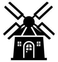 Windmühle Vektor Symbol Webseite ux ui