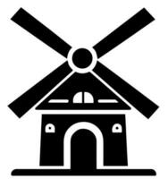 Windmühle Vektor Symbol Webseite ux ui