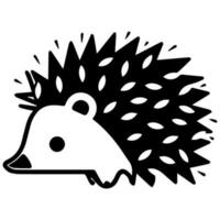 süß Karikatur Igel Vektor Symbol