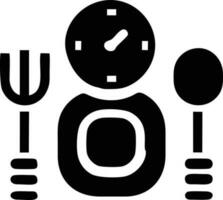 Uhr Symbol Symbol Design Bild. Illustration von das Alarm Uhr Zeit isoliert Vektor Bild. eps 10