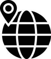 Globus Planet Erde Symbol Symbol Vektor Bild