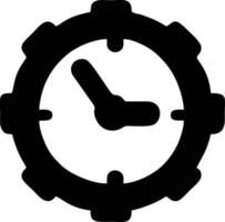 Uhr Symbol Symbol Design Bild. Illustration von das Alarm Uhr Zeit isoliert Vektor Bild. eps 10