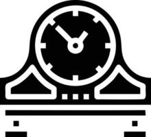 Uhr Symbol Symbol Design Bild. Illustration von das Alarm Uhr Zeit isoliert Vektor Bild. eps 10