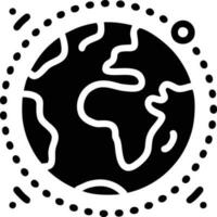klot planet jord ikon symbol vektor bild
