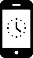 Uhr Symbol Symbol Design Bild. Illustration von das Alarm Uhr Zeit isoliert Vektor Bild. eps 10