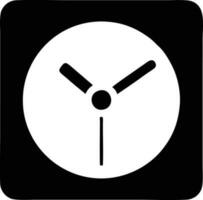 Uhr Symbol Symbol Design Bild. Illustration von das Alarm Uhr Zeit isoliert Vektor Bild. eps 10