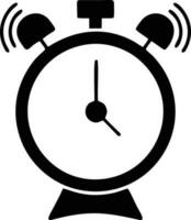 Uhr Symbol Symbol Design Bild. Illustration von das Alarm Uhr Zeit isoliert Vektor Bild. eps 10