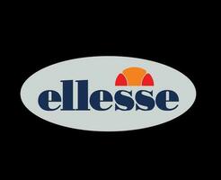 ellesse Marke Symbol Kleider Logo Design Vektor Illustration mit schwarz Hintergrund