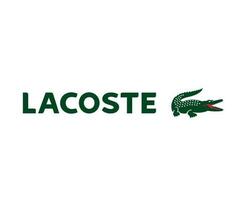 lacoste Logo Marke Kleider Symbol Design Mode Vektor Illustration mit Hintergrund