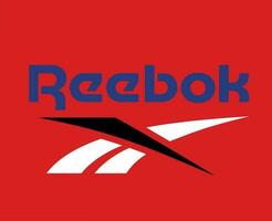 reebok Marke Logo Symbol Kleider Design Symbol abstrakt Vektor Illustration mit rot Hintergrund