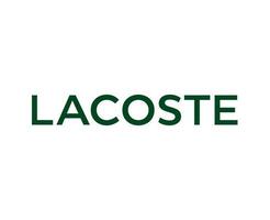 lacoste Marke Logo Symbol Name Design Kleider Mode Vektor Illustration