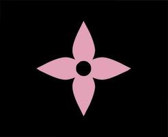 Louis vuitton Marke Logo Mode Rosa Design Symbol Kleider Vektor Illustration mit schwarz Hintergrund