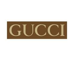 Gucci Logo Marke Symbol Name braun Design Kleider Mode Vektor Illustration
