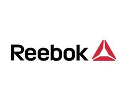 reebok varumärke logotyp med namn symbol kläder design ikon abstrakt vektor illustration