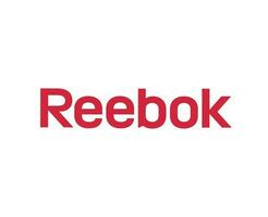 reebok varumärke logotyp namn röd symbol kläder design ikon abstrakt vektor illustration