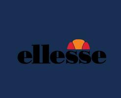 ellesse logotyp varumärke symbol design kläder mode vektor illustration med blå bakgrund