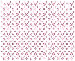 Louis vuitton Logo Rosa Hintergrund Marke Symbol Design Kleider Mode Vektor Illustration
