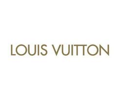 Louis vuitton Marke Logo Name Symbol braun Design Kleider Mode Vektor Illustration