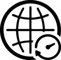 Globus Planet Erde Symbol Symbol Vektor Bild