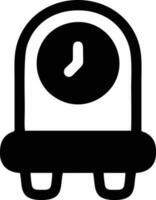 Uhr Symbol Symbol Design Bild. Illustration von das Alarm Uhr Zeit isoliert Vektor Bild. eps 10