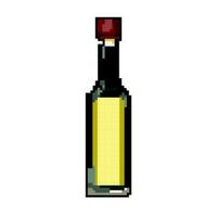 Essen Essig Flasche Spiel Pixel Kunst Vektor Illustration