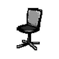 Sessel Büro Stuhl Spiel Pixel Kunst Vektor Illustration
