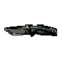 skarp militär kniv spel pixel konst vektor illustration