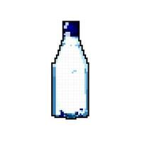 frisch Mineral Wasser Flasche Spiel Pixel Kunst Vektor Illustration