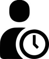 Uhr Symbol Symbol Design Bild. Illustration von das Alarm Uhr Zeit isoliert Vektor Bild. eps 10