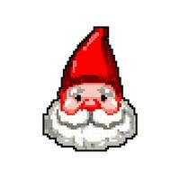 skägg trädgård gnome spel pixel konst vektor illustration