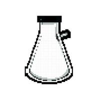 Medizin Labor Glaswaren Spiel Pixel Kunst Vektor Illustration