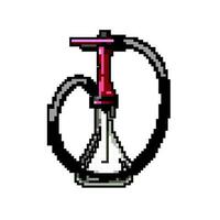 rör vattenpipa shisha spel pixel konst vektor illustration