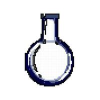 Technologie Labor Glaswaren Spiel Pixel Kunst Vektor Illustration