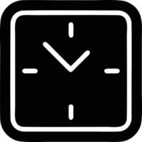 Uhr Symbol Symbol Design Bild. Illustration von das Alarm Uhr Zeit isoliert Vektor Bild. eps 10